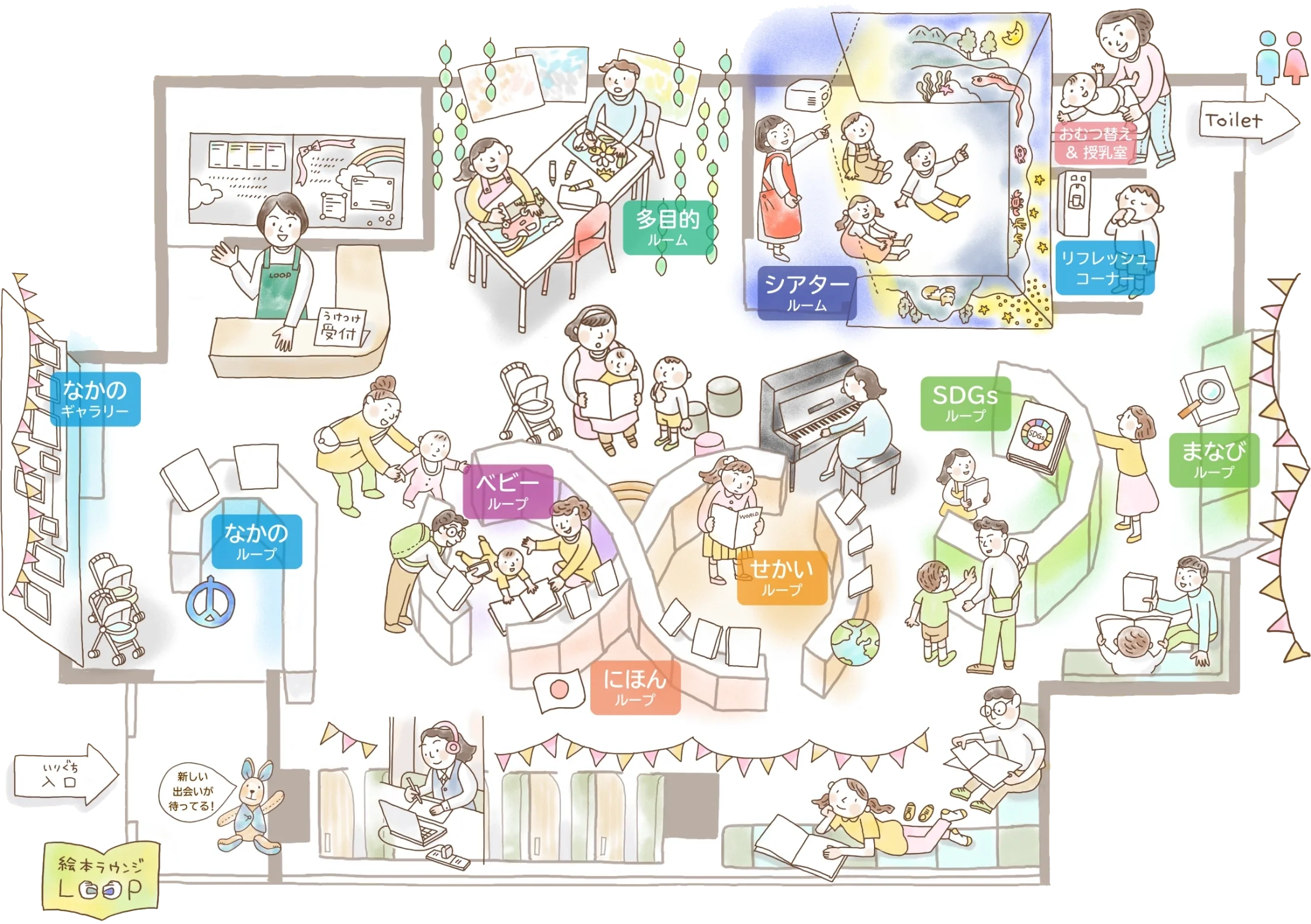 LOOP 中野 フロアマップ